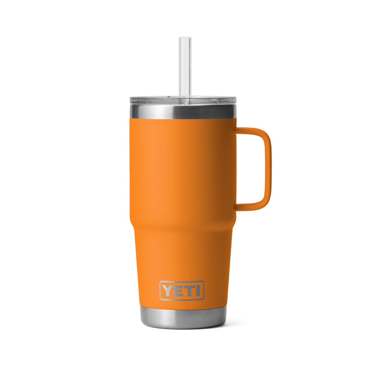 Termo Yeti 25 oz Rambler Mug con Straw Lid King Crab Orange Termos