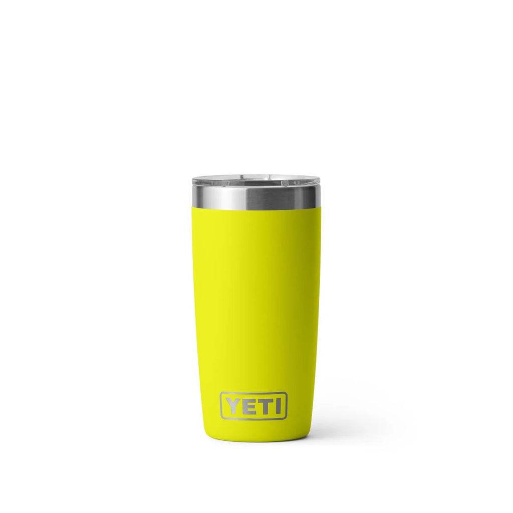 Termo Yeti 10 oz Tumbler Rambler con Tapa Magslider - Firefly Yellow