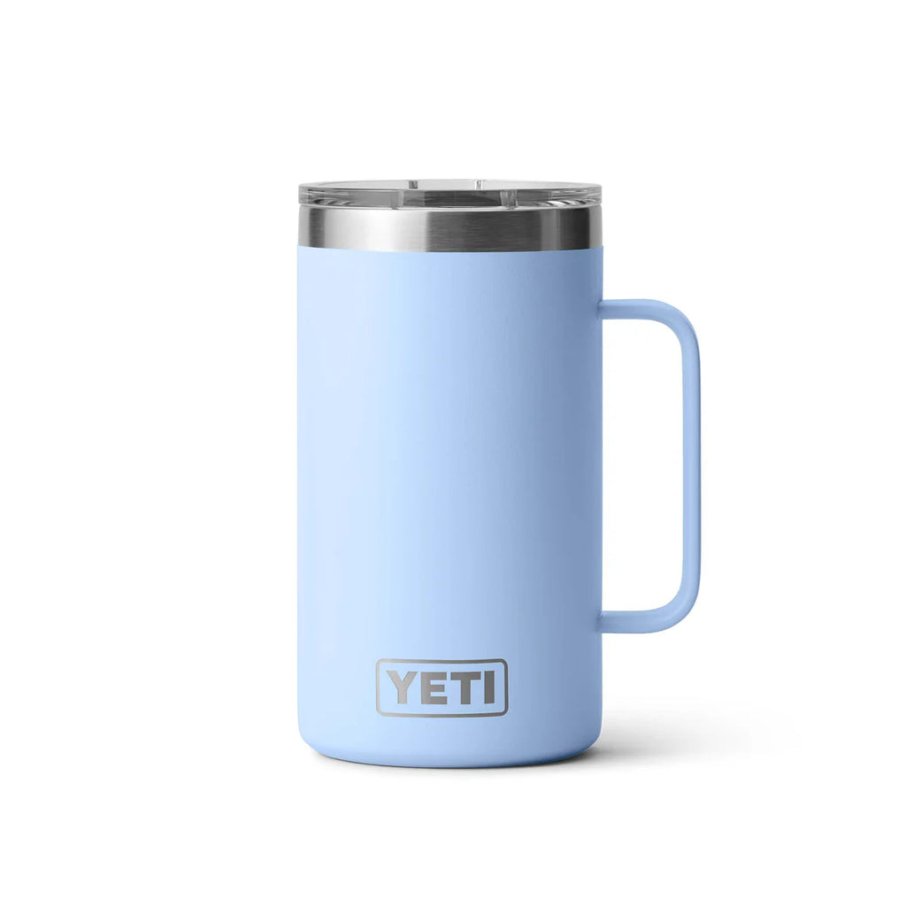 Taza Yeti 24 oz Rambler Mug con Magslider - Big Sky Blue
