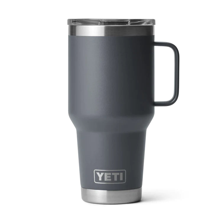 Termo Yeti 30 oz Tumbler Travel Mug con Tapa Stronghold - Charcoal