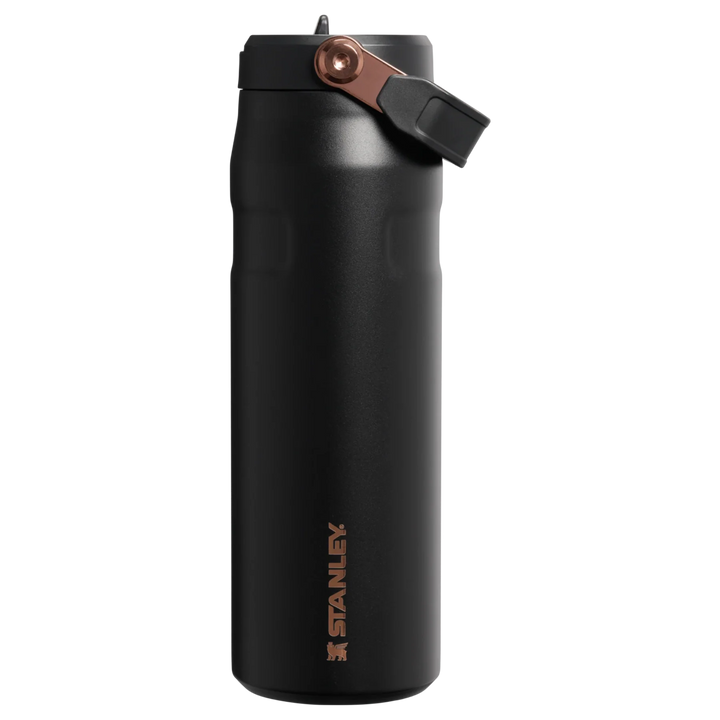 Messi x Stanley 1913 IceFlow™ Flip Straw 2.0 Bottle GOAT Black | 709ML