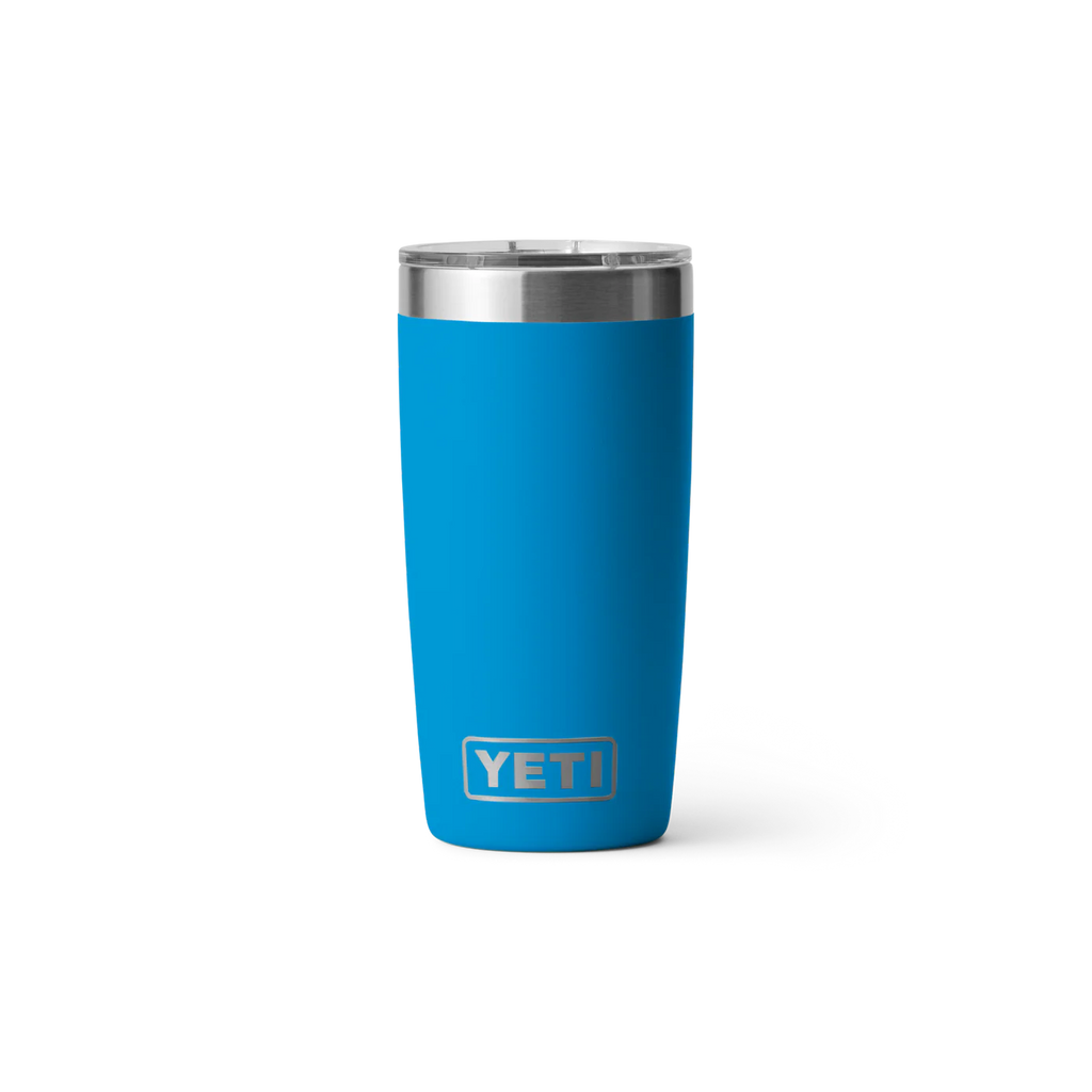 Termo Yeti 10 oz Tumbler Rambler con Tapa Magslider - Big Wave Blue