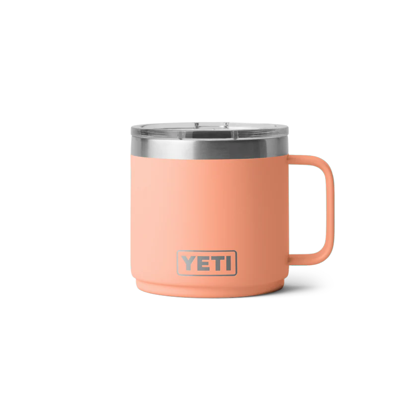 Taza Yeti 14 oz Rambler Mug con Tapa Magslider - Lowcountry Peach