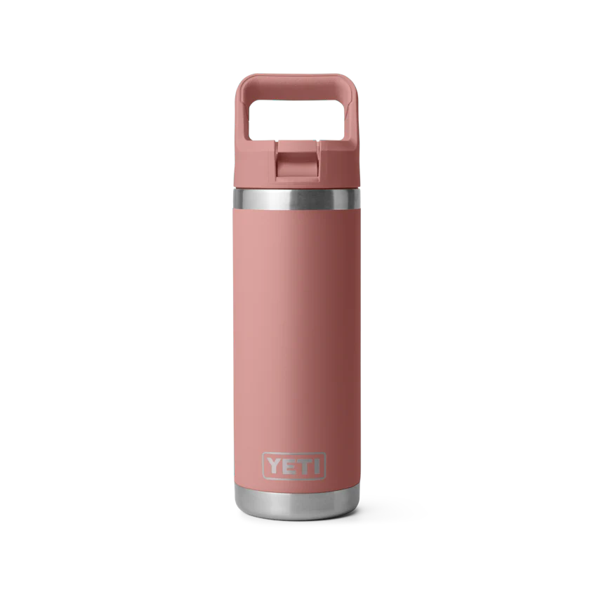 Termo Yeti 18 oz Rambler Bottle con tapa Straw - Sandstone Pink