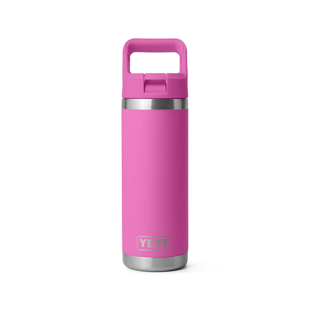 Termo Yeti 18 oz Rambler Bottle con tapa Straw - Wildflower Fuchsia