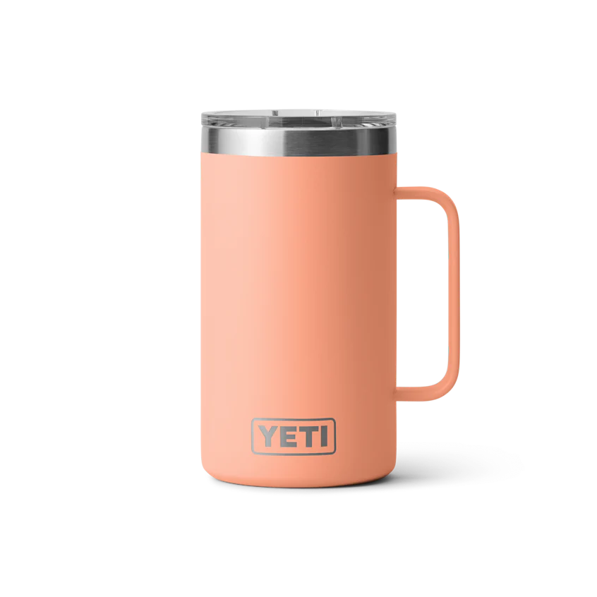 Taza Yeti 24 oz Rambler Mug con Magslider - Lowcountry Peach