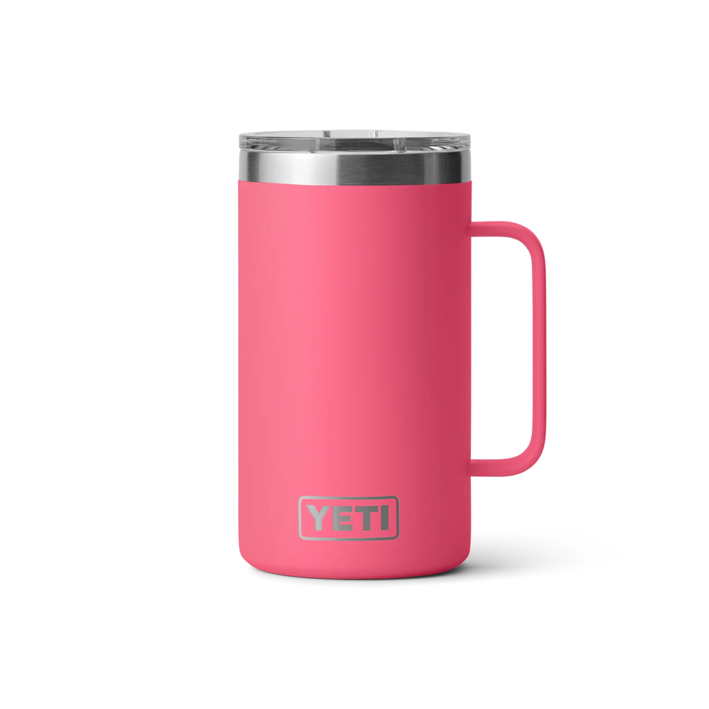 Taza Yeti 24 oz Rambler Mug con Magslider - Tropical Pink