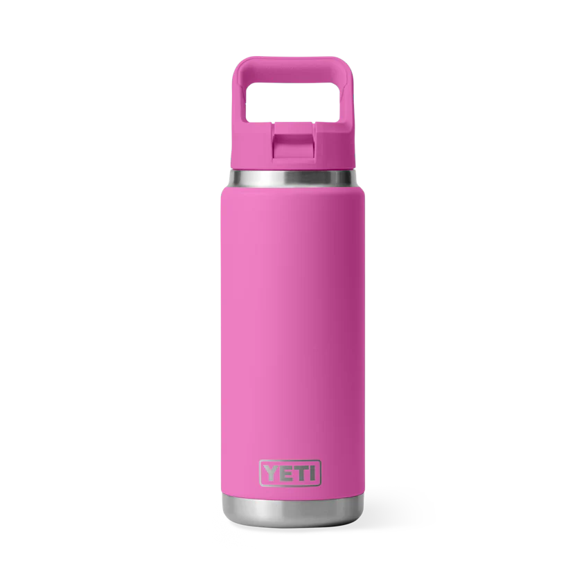 Termo Yeti 26 oz Rambler Bottle con tapa Straw - Wildflower Fuchsia