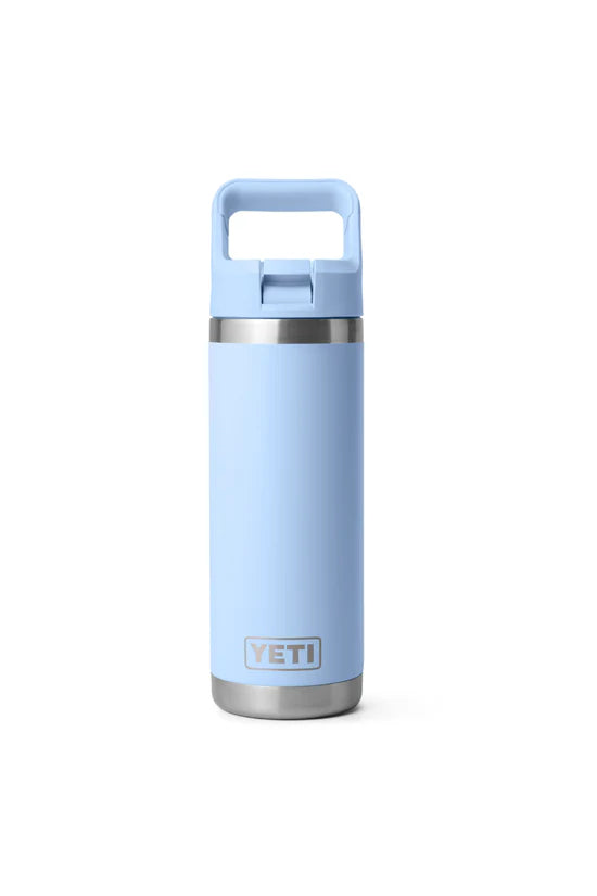 Termo Yeti 18 oz Rambler Bottle con tapa Straw - Big Sky Blue
