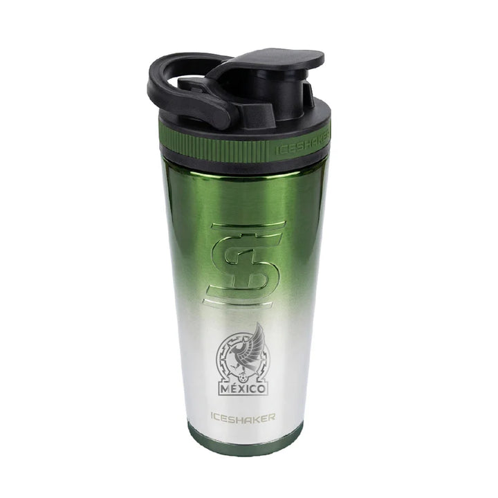 Iceshaker Termo Shaker 768ml Silver Green Seleccion Mexicana