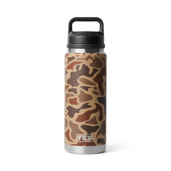 Termo Yeti 26 oz Rambler Bottle con tapa Chug Cap - Wetlands Camo
