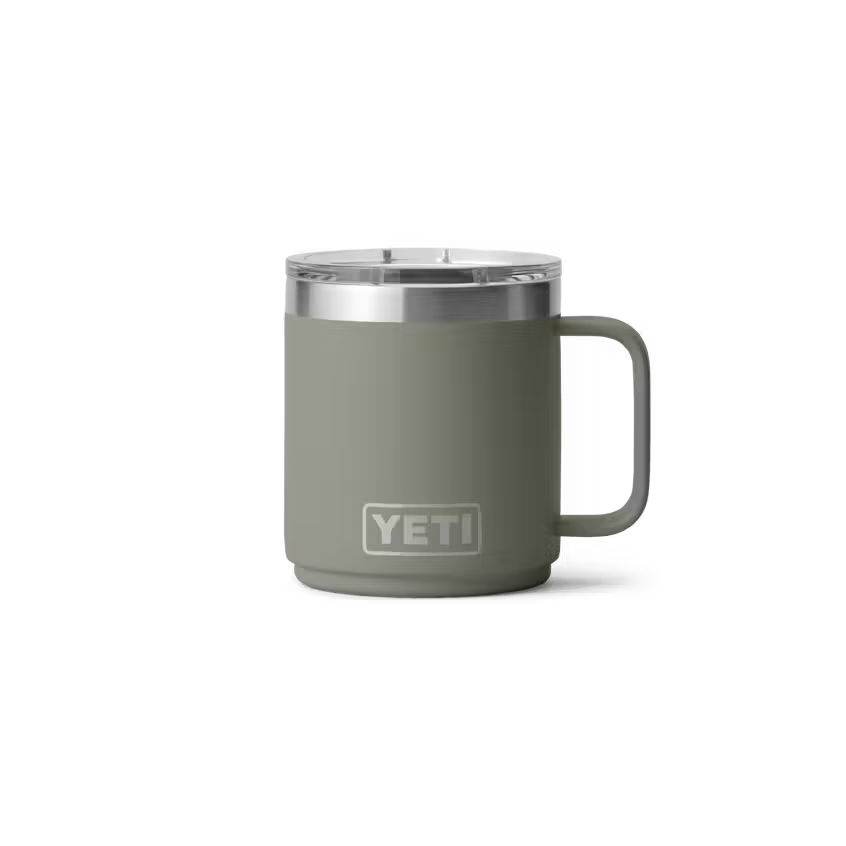 Taza Yeti 10 oz Rambler Stackable Mug con Magslider - Pampa Green