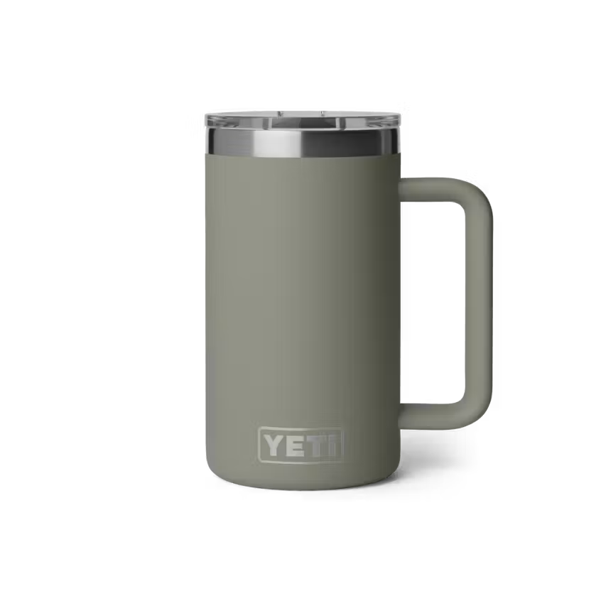 Taza Yeti 24 oz Rambler Mug con Magslider - Pampa Green