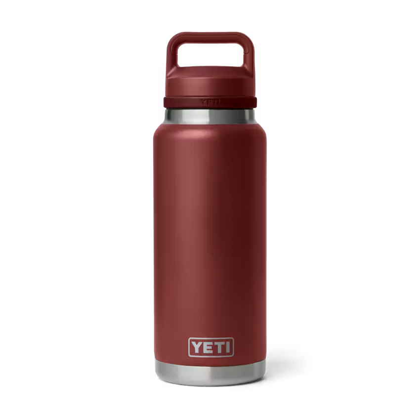 Termo Yeti 36 oz Rambler Bottle con tapa Chug Cap - Stag Red