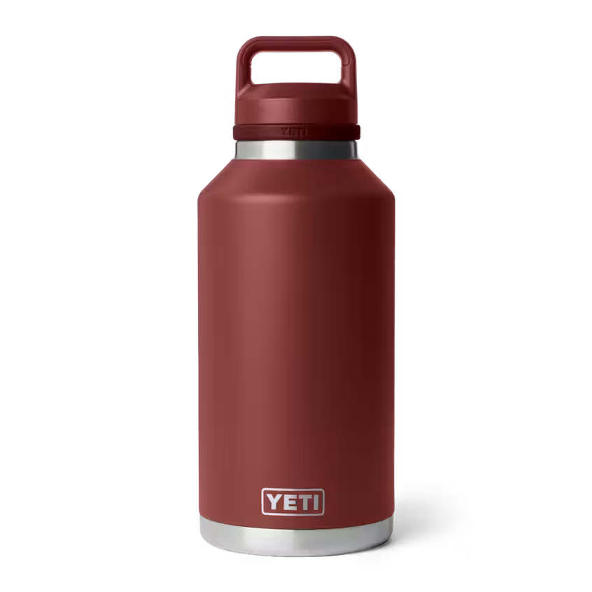Termo Yeti 64 oz Rambler Bottle con tapa Chug Cap - Stag Red