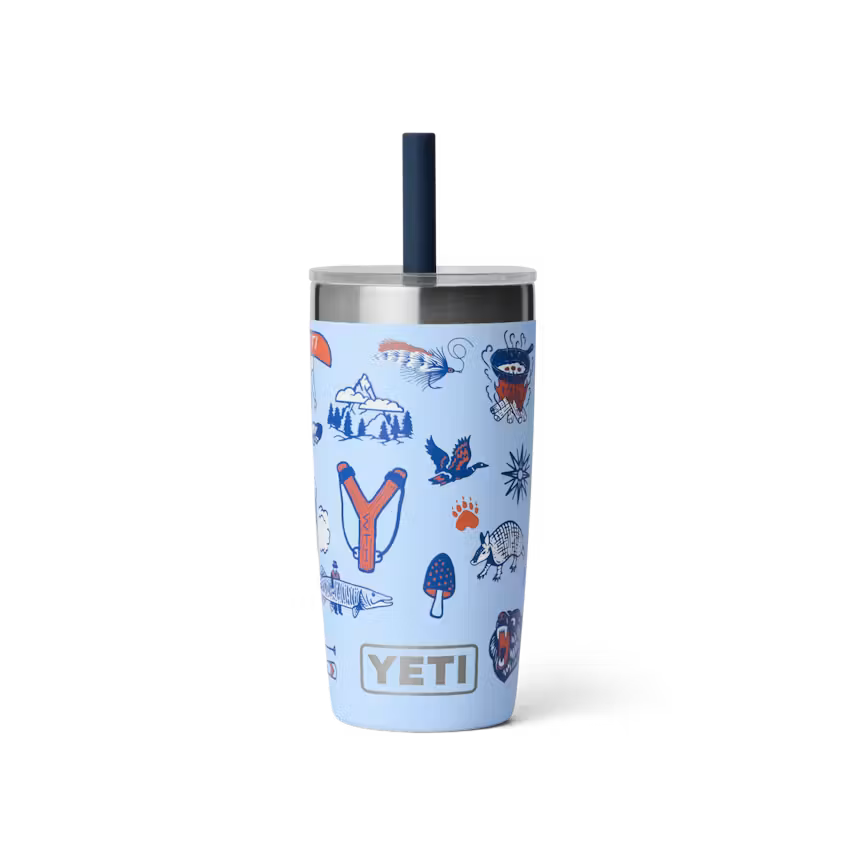 Termo Yeti 10 oz Tumbler Rambler con Tapa Silicone Straw Kids