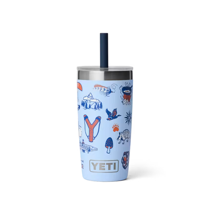 Termo Yeti 10 oz Tumbler Rambler con Tapa Silicone Straw Kids