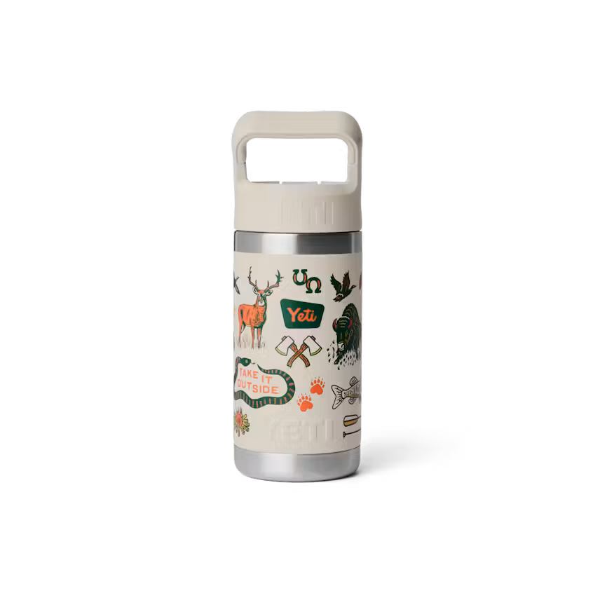 Termo Yeti 12 oz Rambler Bottle Kids - Taupe Summer Camp