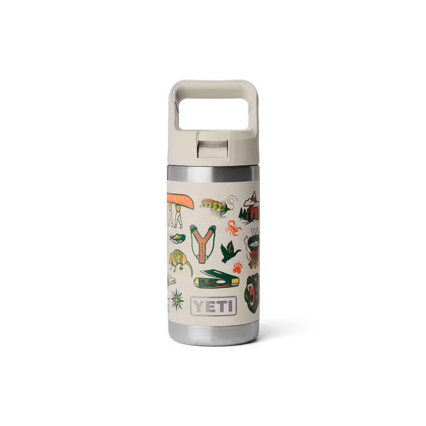 Termo Yeti 12 oz Rambler Bottle Kids - Taupe Summer Camp