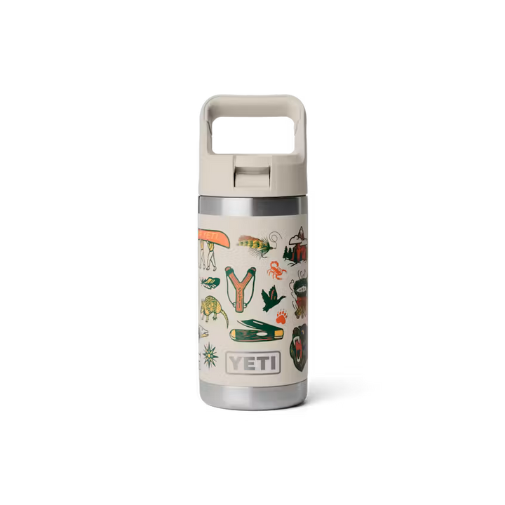 Termo Yeti 12 oz Rambler Bottle Kids - Taupe Summer Camp