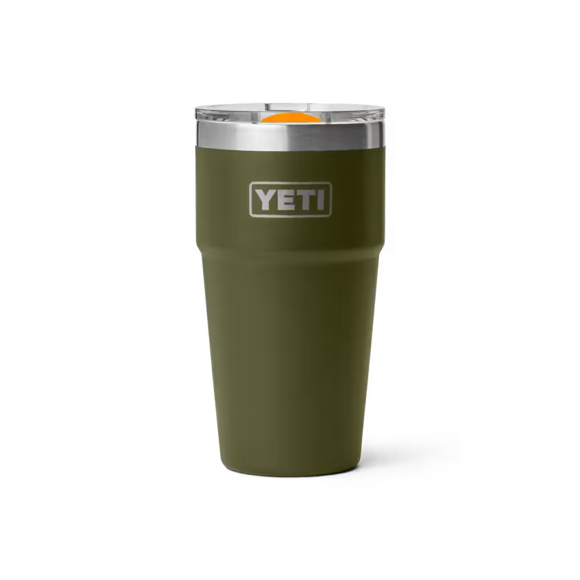 Termo Yeti 20 oz Stackable Tumbler con Tapa Magslider - Olive King Crab