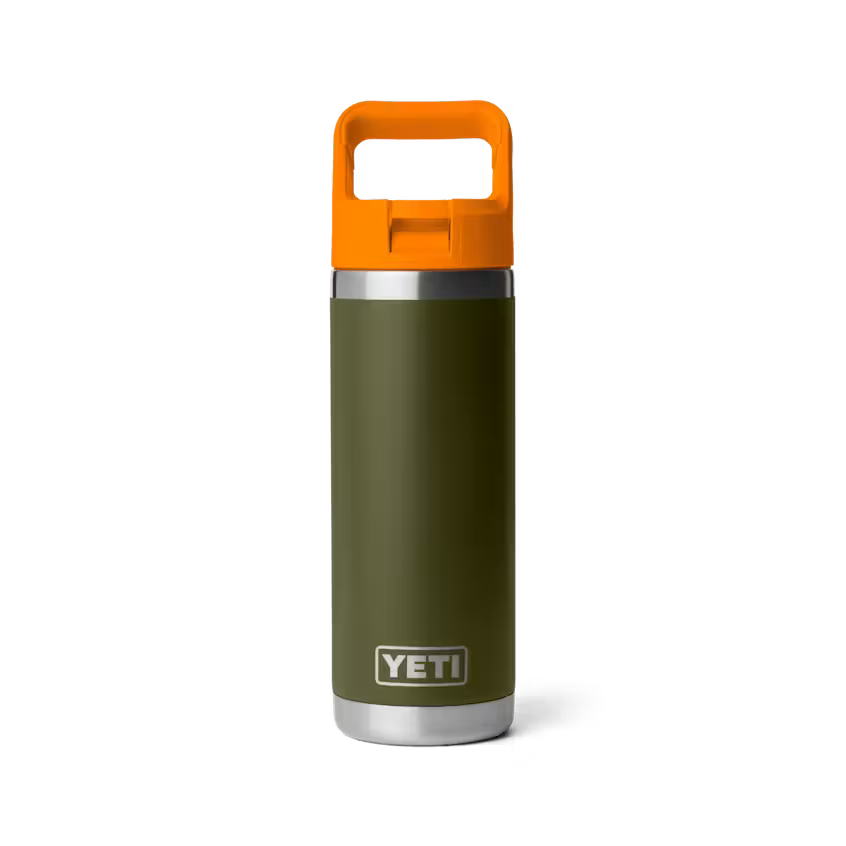 Termo Yeti 18 oz Rambler Bottle con tapa Straw - Olive King Crab