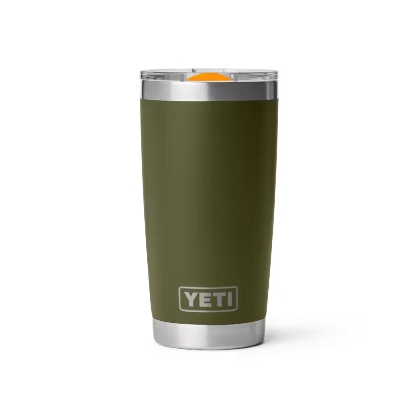 Termo Yeti 20 oz Tumbler con Tapa Magslider - Olive King Crab