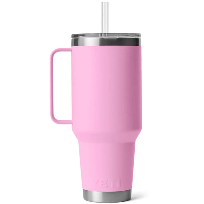 Termo Yeti 42 oz Rambler Mug con Straw Lid - Power Pink