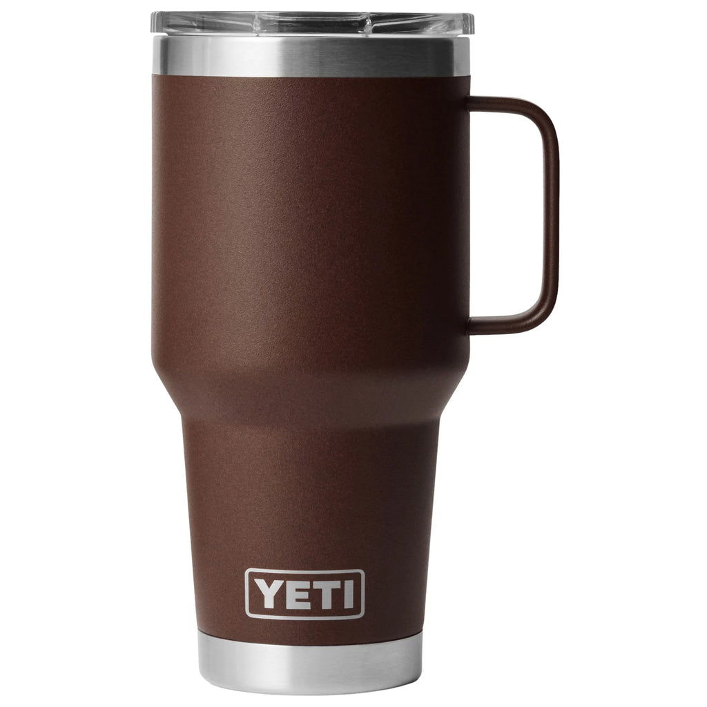 Termo Yeti 30 oz Tumbler Travel Mug con Tapa Stronghold - Wetlands Brown