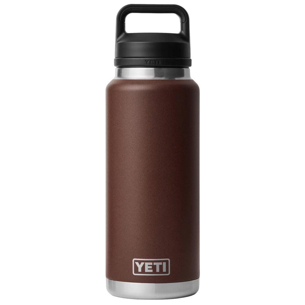 Termo Yeti 36 oz Rambler Bottle con tapa Chug Cap - Wetlands Brown