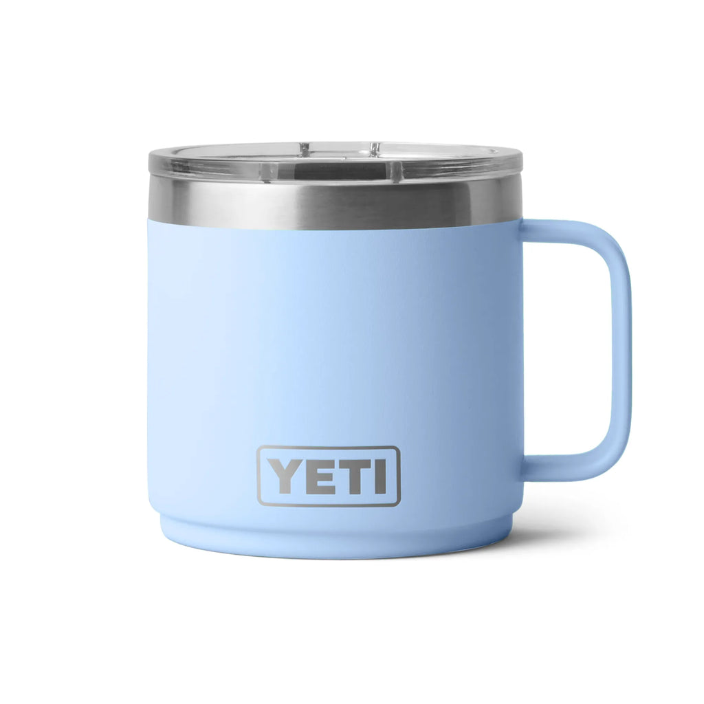 Taza Yeti 14 oz Rambler Mug con Tapa Magslider - Big Sky Blue
