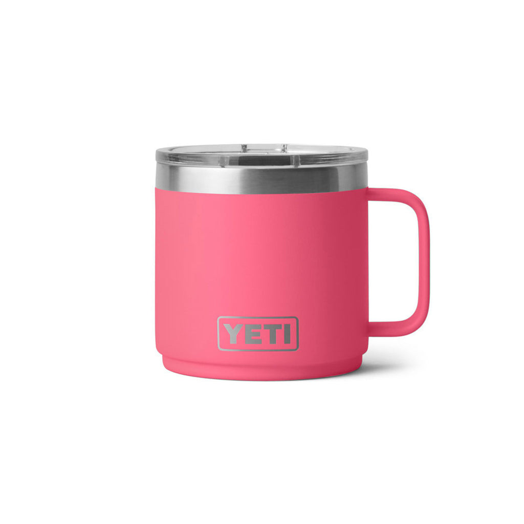 Taza Yeti 14 oz Rambler Mug con Magslider - Tropical Pink