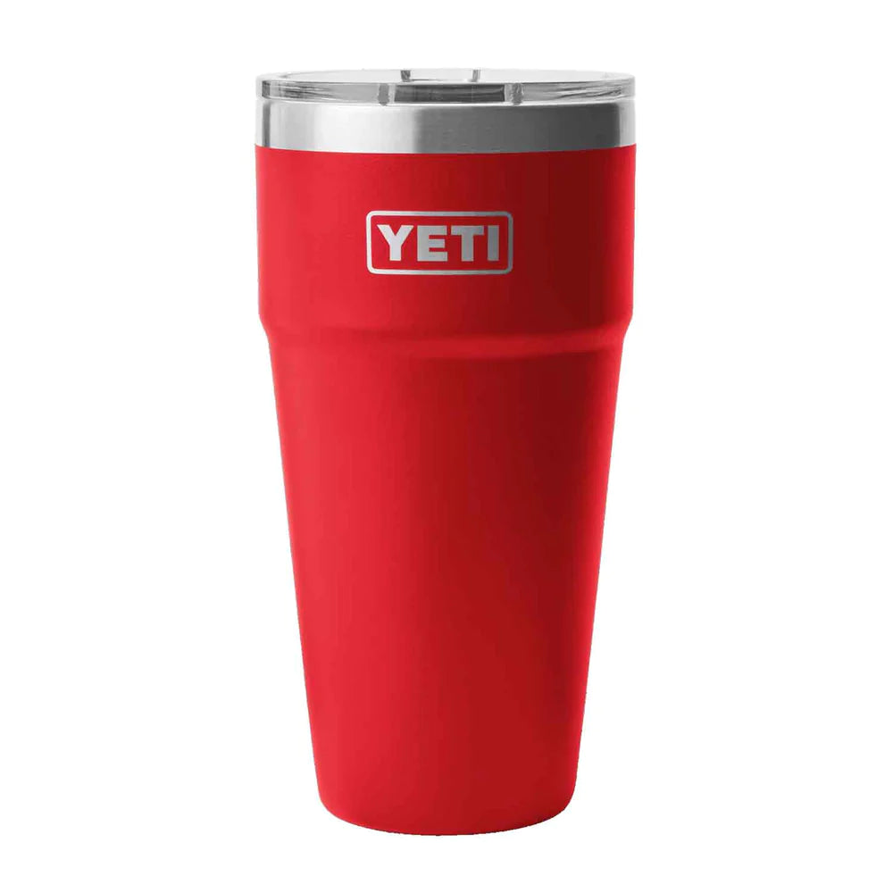 Termo Yeti 30 oz Stackable Tumbler con Tapa Magslider - Rescue Red