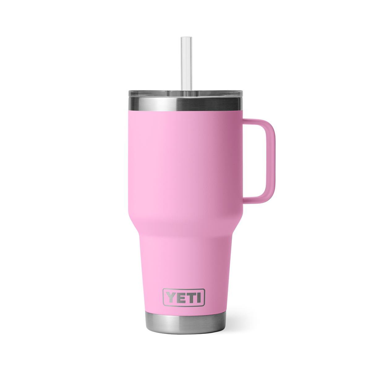 Termo Yeti 35 oz Rambler Mug con Straw Lid Power Pink — Termos Yeti