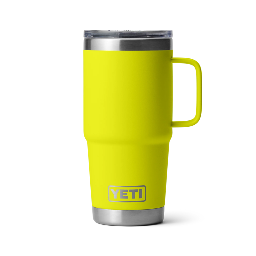 Termo Yeti 20 oz Tumbler Travel Mug con Tapa Stronghold - Firefly Yellow