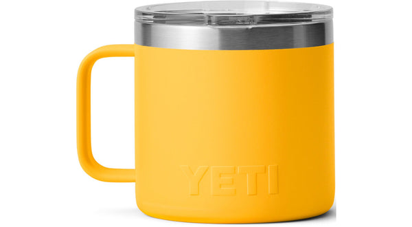 Taza Yeti 14 oz Rambler Mug con Magslider - Alpine Yellow