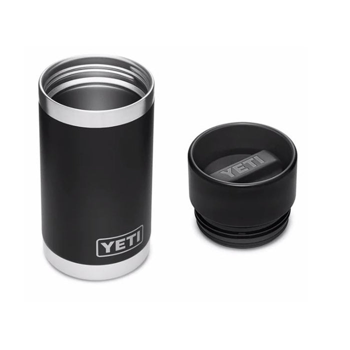 Termo Yeti 12 oz Rambler Bottle con Tapa HotShot Cap - Black