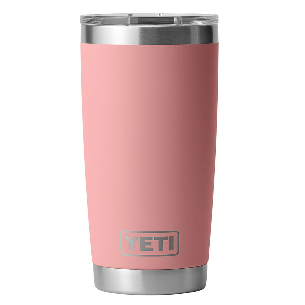 Termo Yeti 20 oz Tumbler con Tapa Magslider - Sandstone Pink