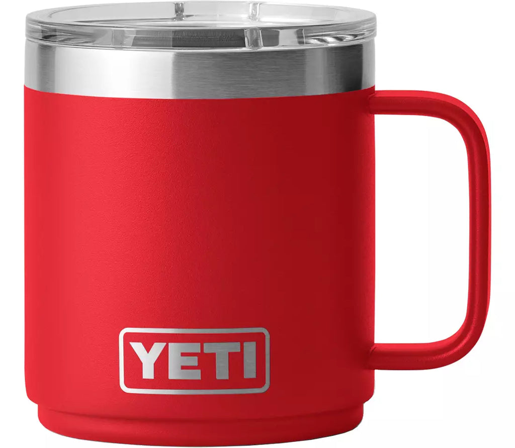 Taza Yeti 10 oz Rambler Stackable Mug con Magslider - Rescue Red
