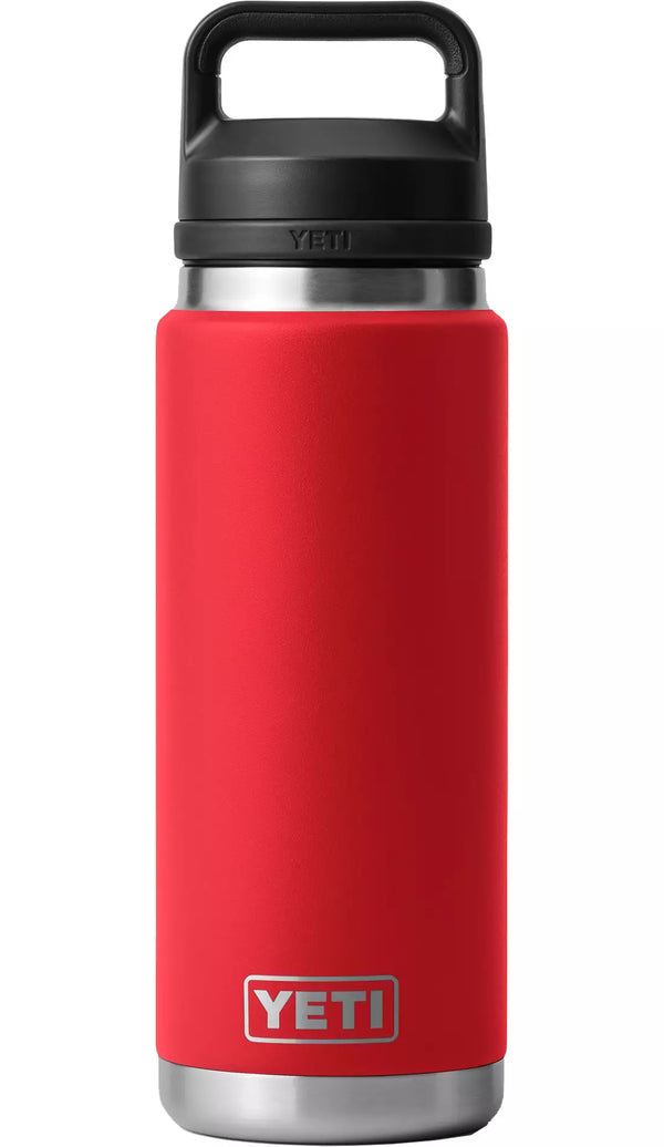 Termo Yeti 26 oz Rambler Bottle con tapa Chug Cap - Rescue Red