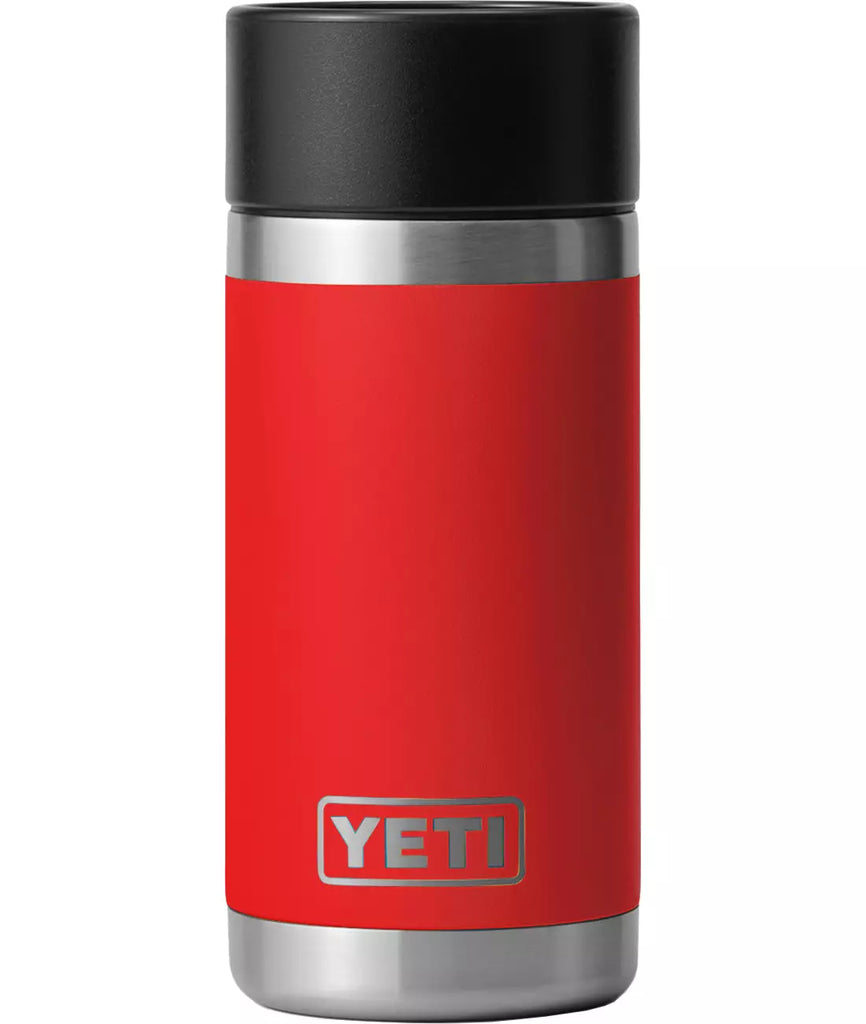 Termo Yeti 12 oz Rambler Bottle con Tapa HotShot Cap - Rescue Red