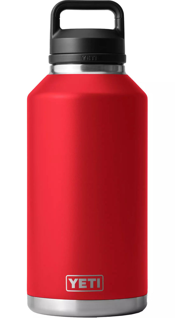 Termo Yeti 64 oz Rambler Bottle con tapa Chug Cap - Rescue Red