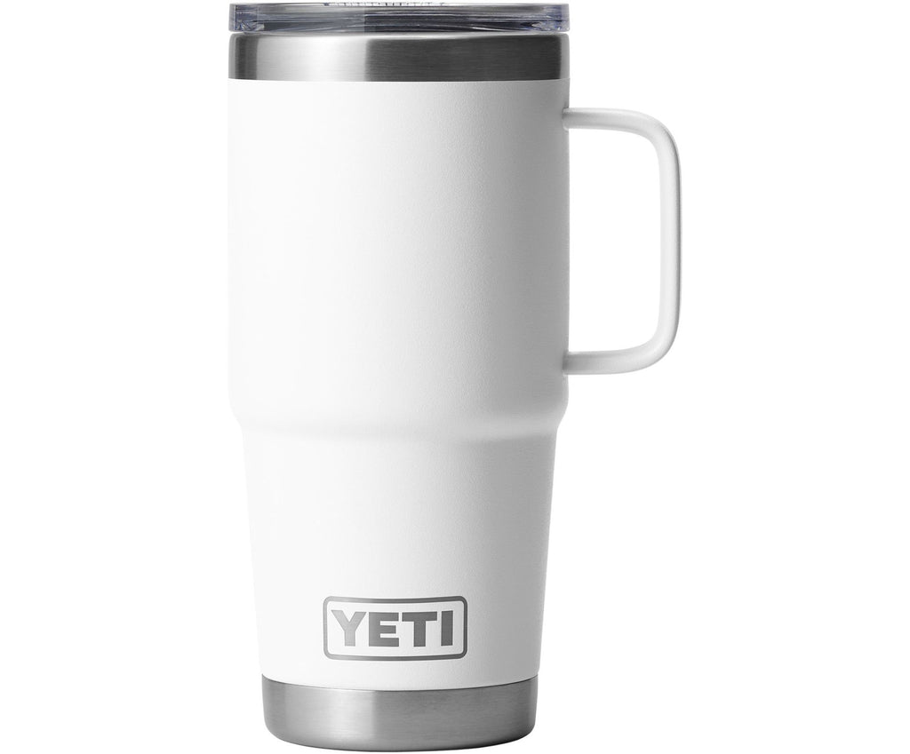Termo Yeti 20 oz Tumbler Travel Mug con Tapa Stronghold - White