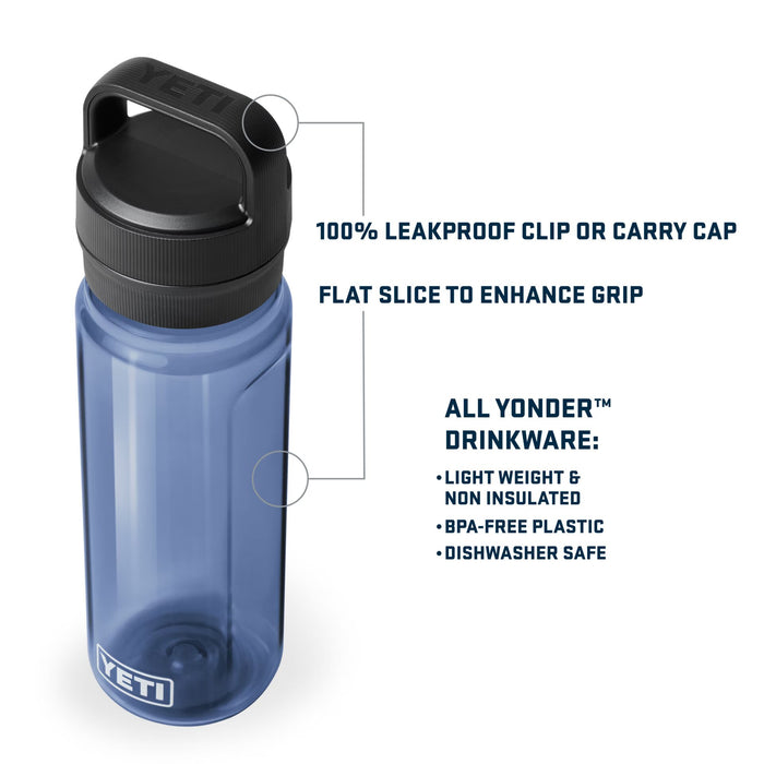 Termo Yeti Yonder 750ML Water Bottle - Navy